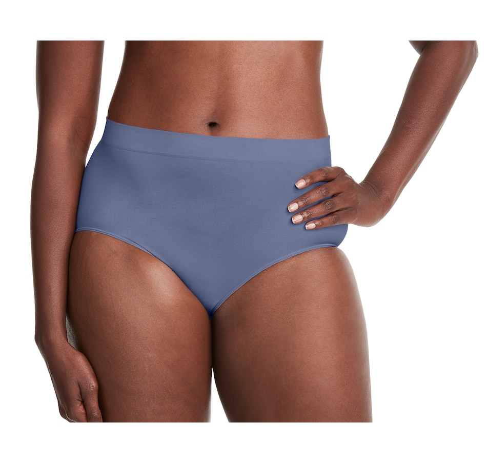 Women's Bali 2362 One Smooth U All-Around Smoothing Hi-Cut Panty (New  Signature Berry 7) 