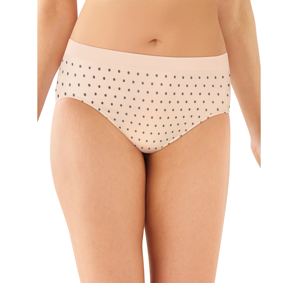 Bali Cotton Desire Hi-cut Brief Panty w Lace DFCD62 CD62 Pink
