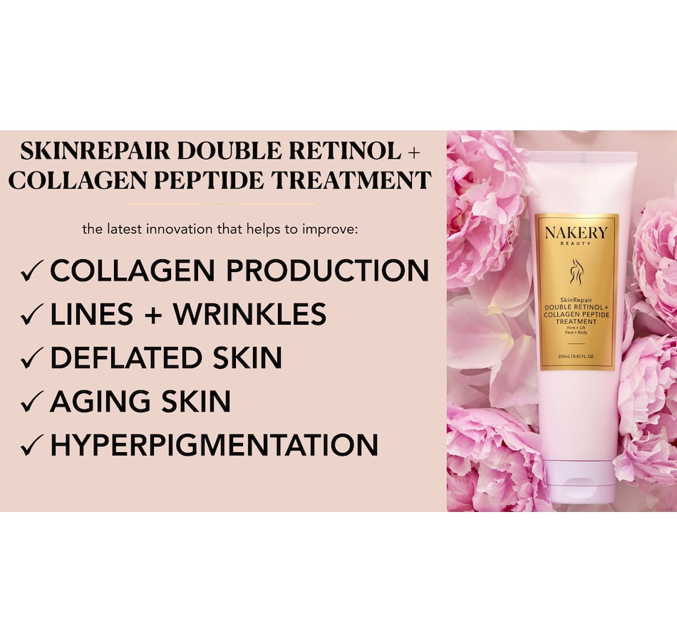 Image 400356_ALTMORE4.jpg, Product 400-356 / Price $49.50, Nakery Retinol + Collagen Cleanse, Repair & Treat Collection from Nakery Beauty on TSC.ca's Beauty department