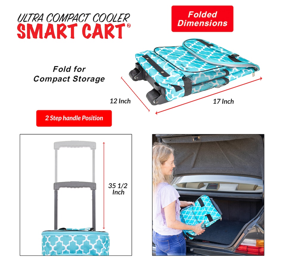 Image 400393_ALTMORE8.jpg, Product 400-393 / Price $9.33, Dbest Ultra Compact Cooler Smart Cart from Trolley Dolly on TSC.ca's Home & Garden department