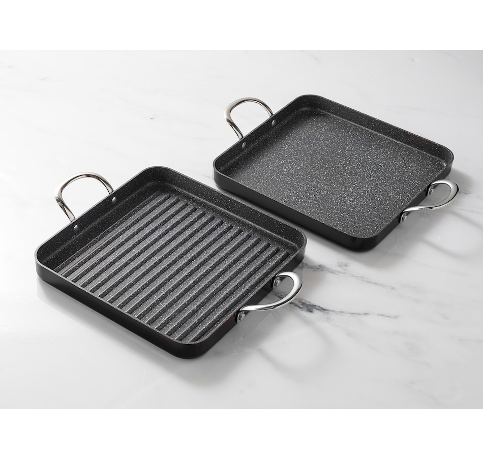 Curtis Stone Dura-Pan+ 2-in-1 Baker/Griddle Pan with Silicone Mat