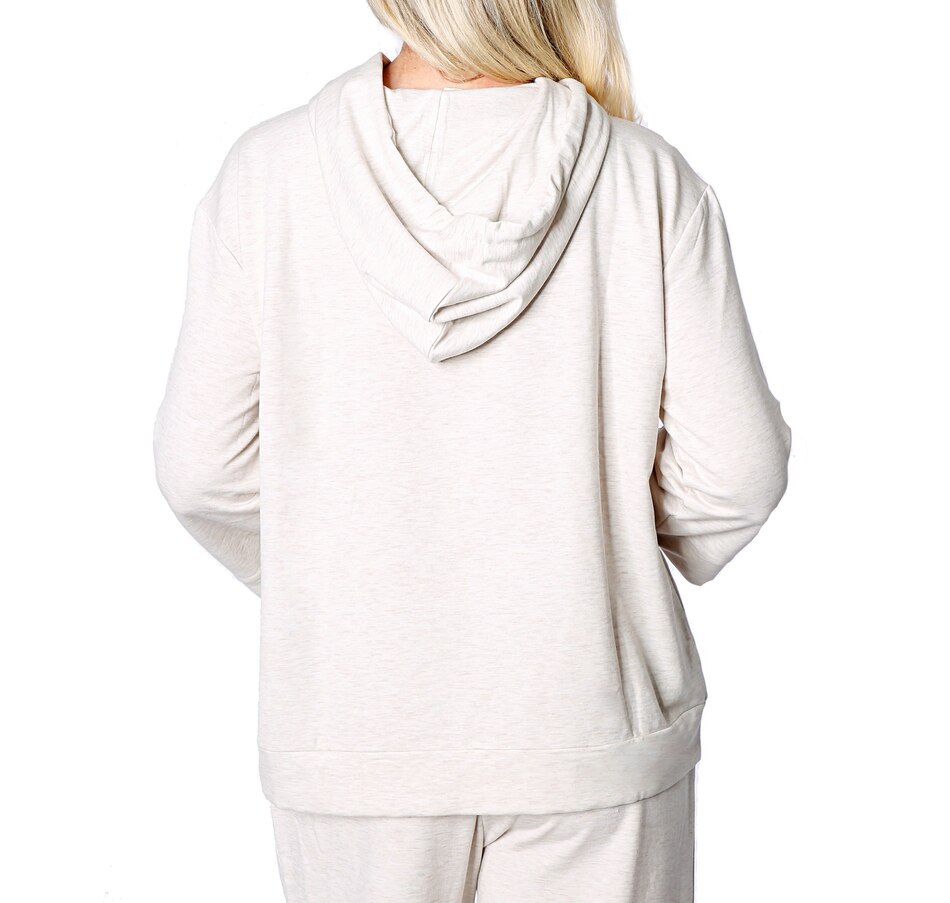 Image 401124_ALTMORE2.jpg, Product 401-124 / Price $24.33, H Halston Studio Brushed Fleece Wide Sleeve Hoodie from H Halston on TSC.ca's Fashion department