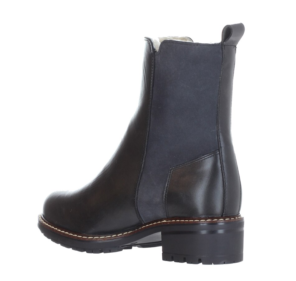 pajar heritage faye shearling waterproof leather boots