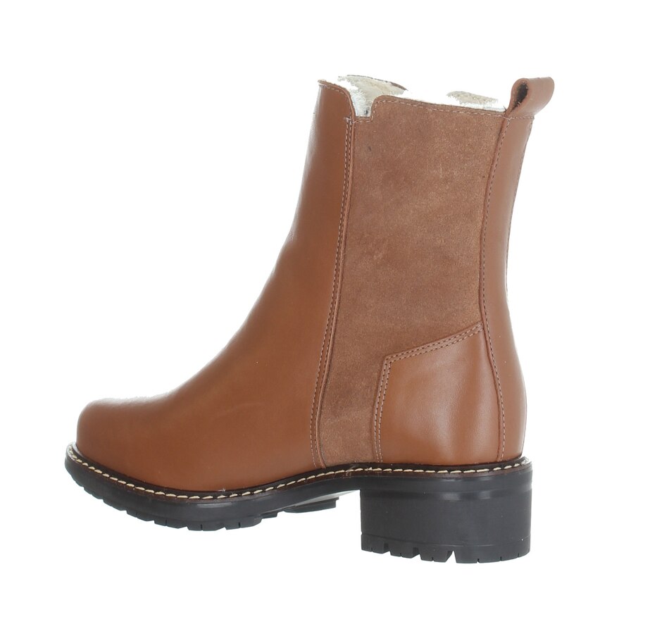 pajar heritage faye shearling waterproof leather boots