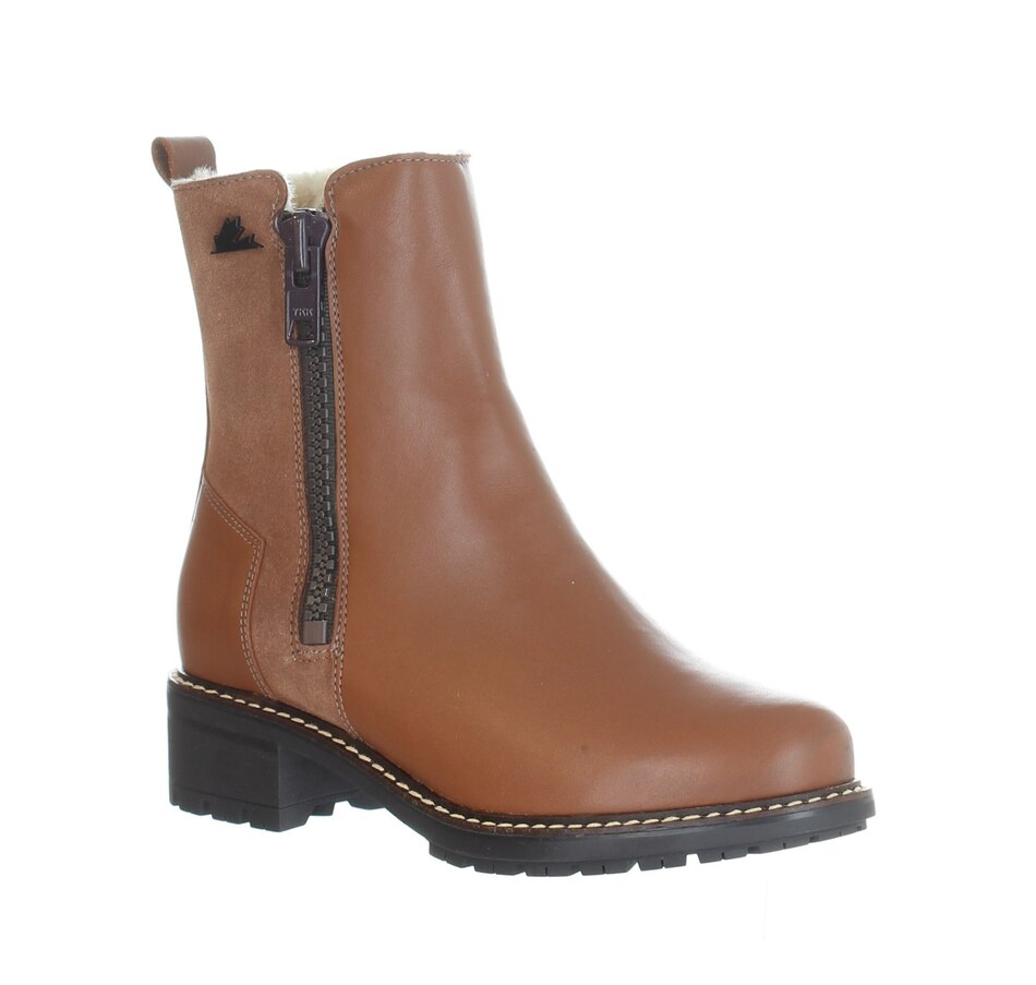 pajar heritage faye shearling waterproof leather boots