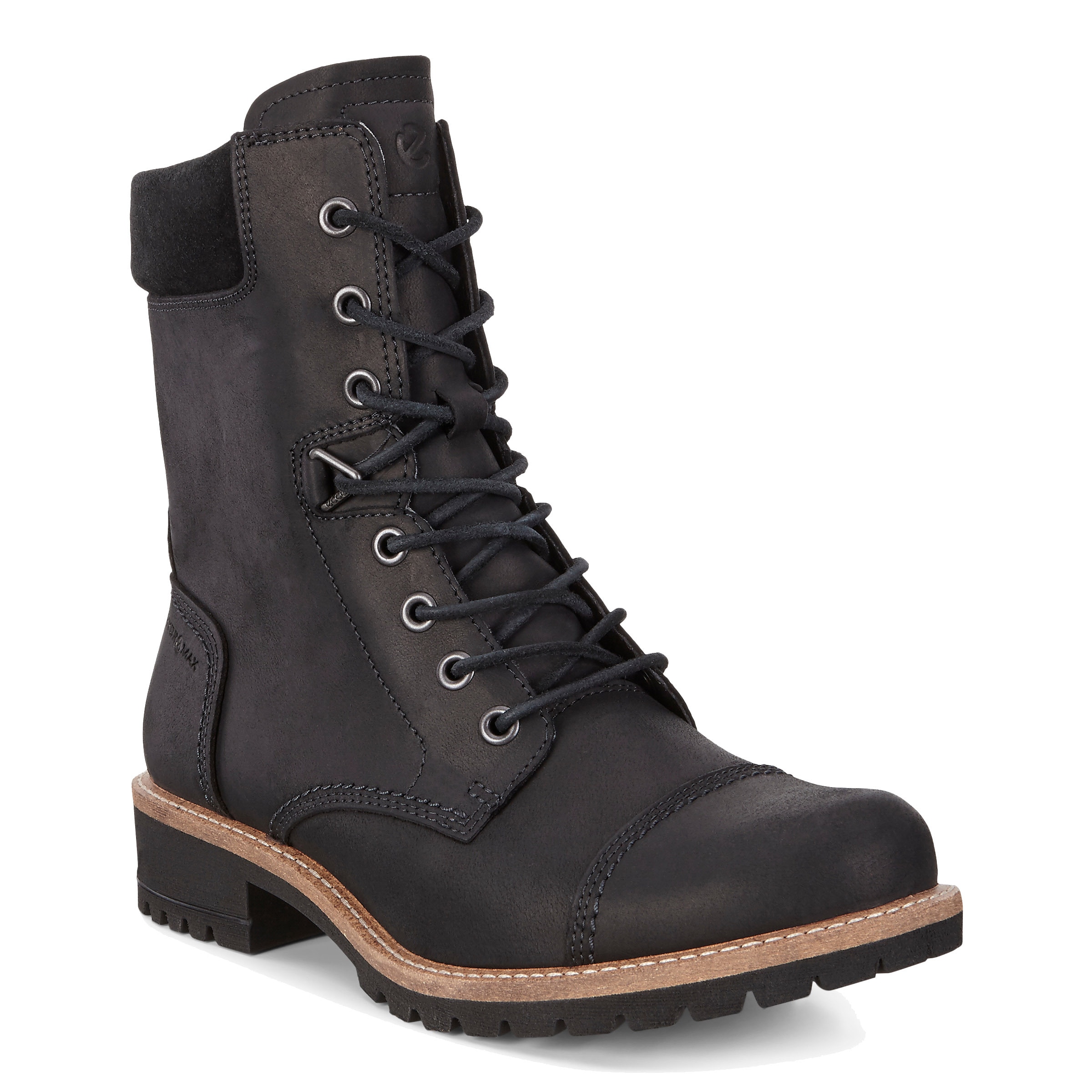 ecco womens lace up boots