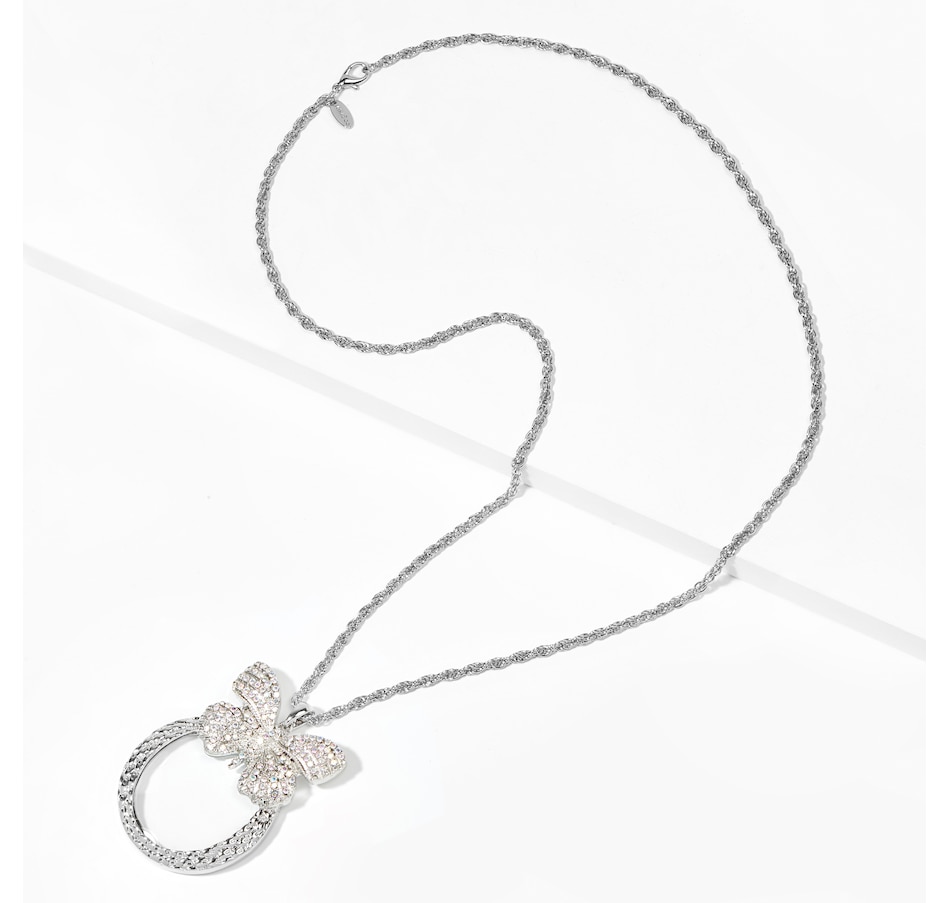 Image 402117_SIL.jpg, Product 402-117 / Price $44.99, Kim & Co. Madame Butterfly Magnifying Necklace from Kim & Co. on TSC.ca's Jewellery department