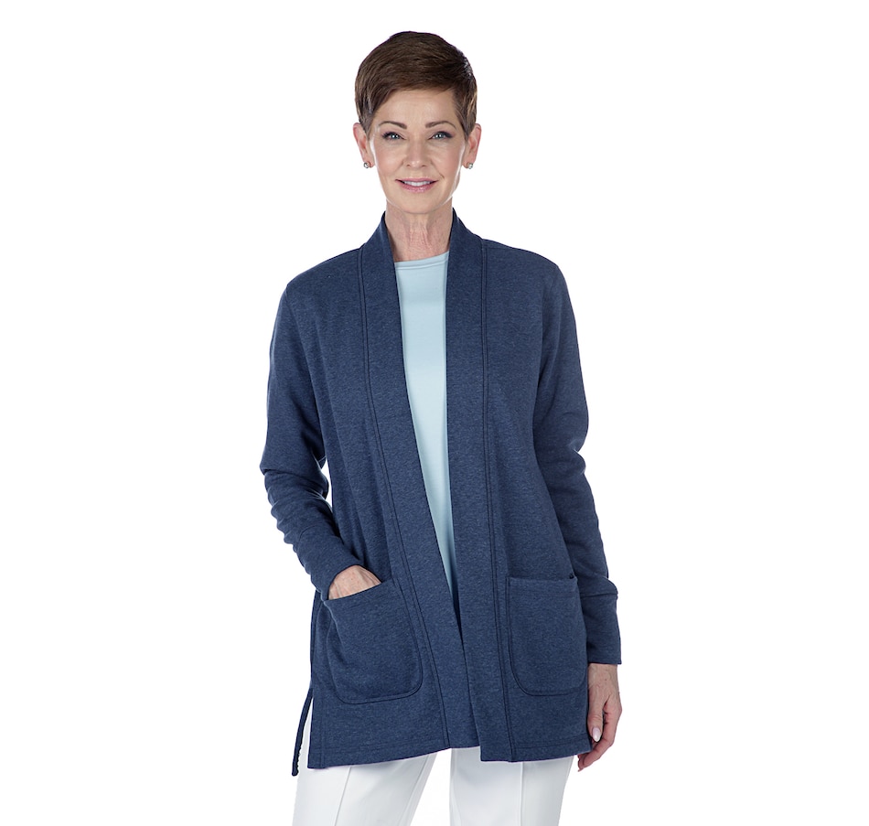 Image 402423_HRIG.jpg , Product 402-423 / Price $29.33 , Isaac Mizrahi Live! Soho Long Sleeve Open Front Jacket from Isaac Mizrahi Live! on TSC.ca's Fashion department