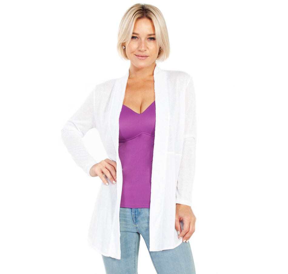 Image 403307_WHT.jpg, Product 403-307 / Price $29.33, Rhonda Shear Long Cardigan on TSC.ca's department