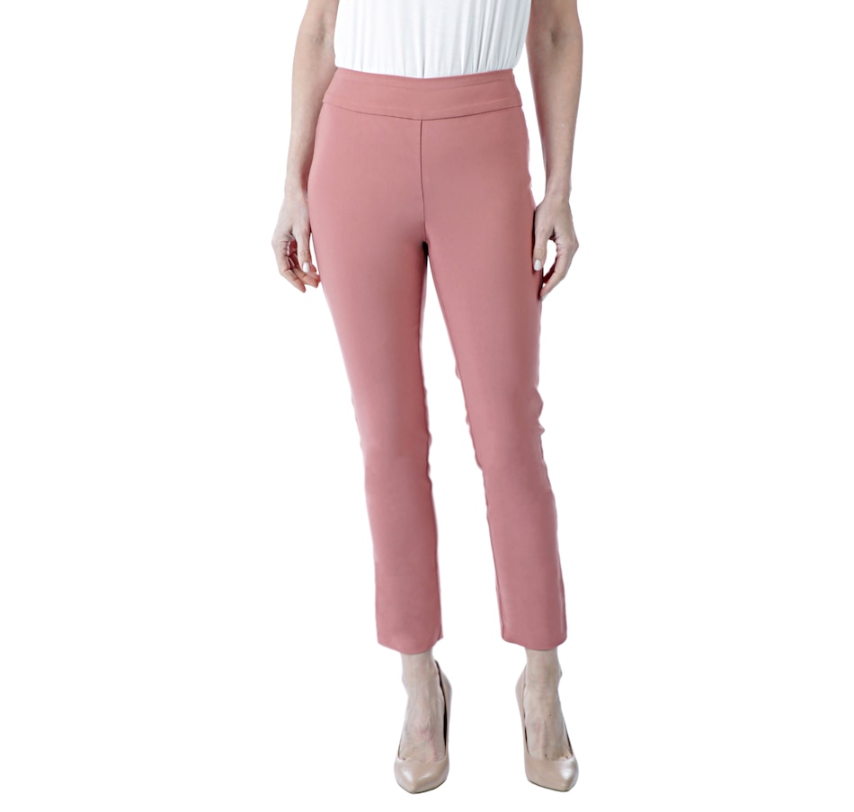 Image 404065_CYROS.jpg , Product 404-065 / Price $113.90 , MarlaWynne Flatter Fit Ankle Slit Pant from MarlaWynne Fashions on TSC.ca's Fashion department