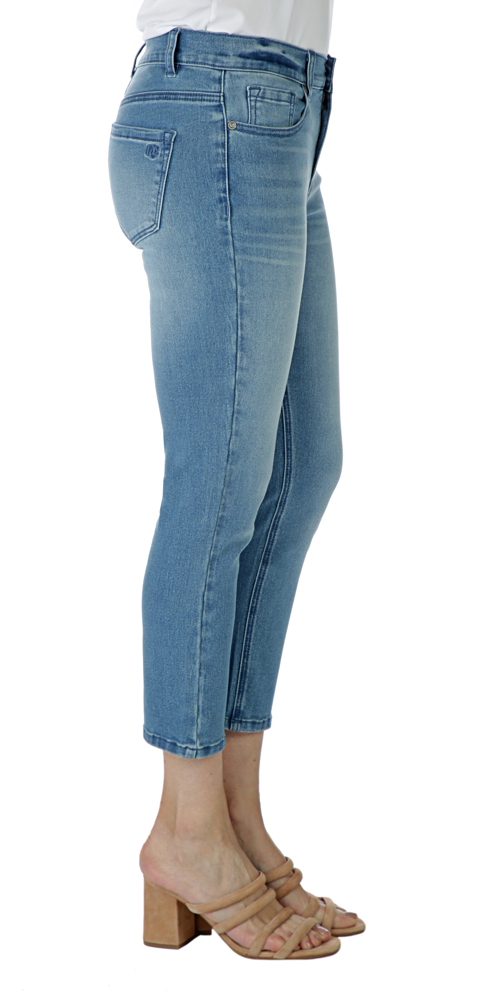 virtual stretch cropped skinny jeans