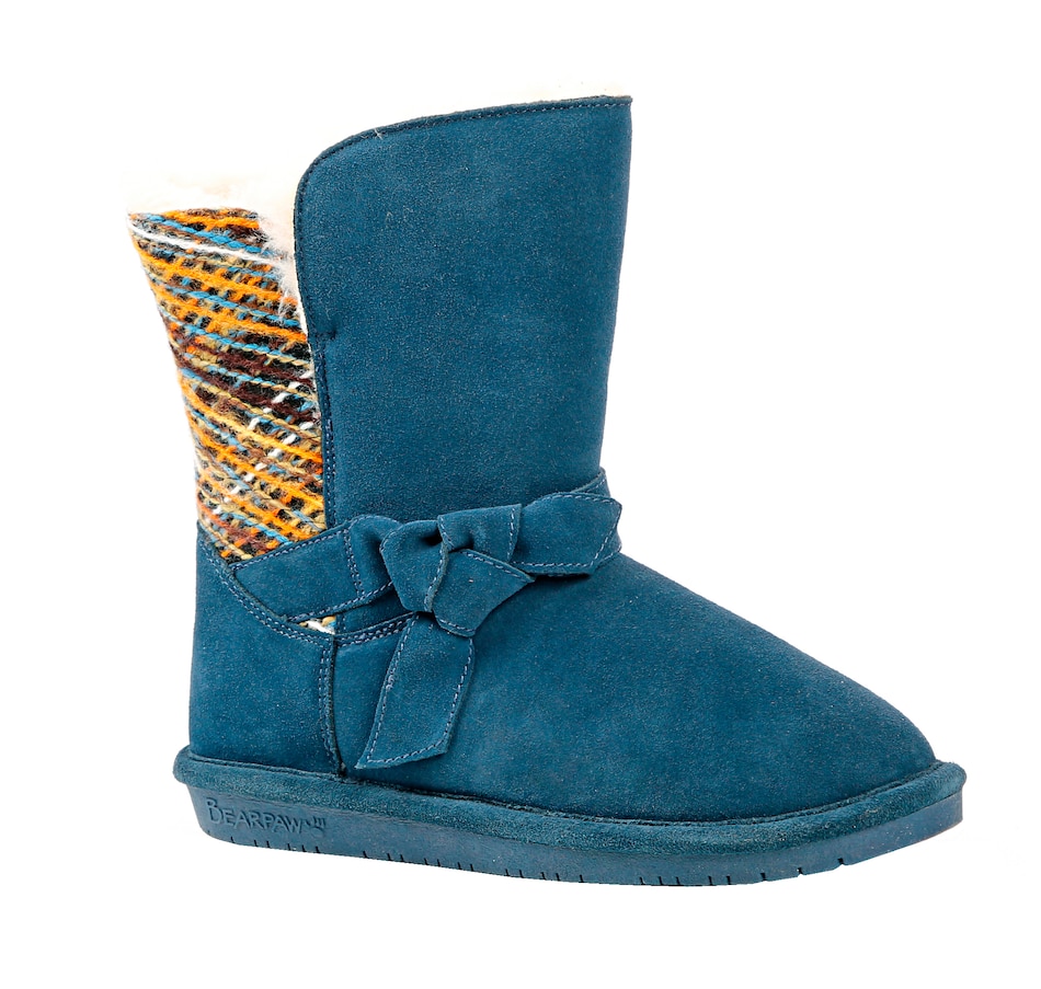 Image 404773_NVY.jpg, Product 404-773 / Price $29.33, BEARPAW Geneva Knitted Short Boot from BEARPAW Footwear on TSC.ca's Shoes department