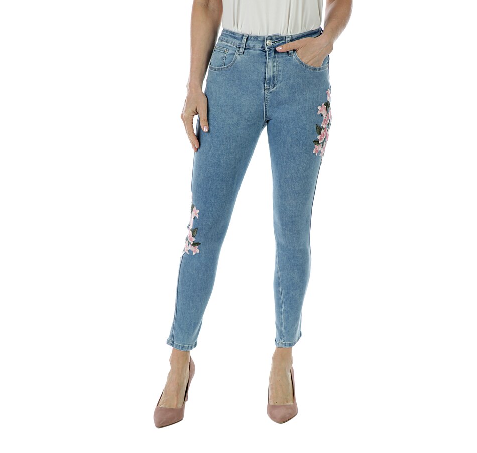 tsc.ca - Artizan by Robin Barre Denim with Floral Embroidery Detail