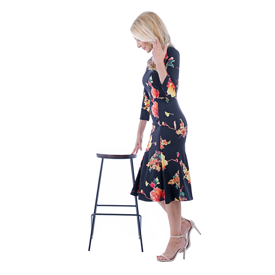 Image 406045_ALTMORE1.jpg, Product 406-045 / Price $79.33, Brian Bailey 3/4 Sleeve Trumpet Hem Dress from Brian Bailey on TSC.ca's Fashion department