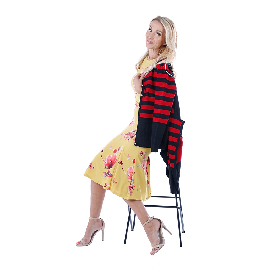 Image 406045_ALTMORE3.jpg, Product 406-045 / Price $79.33, Brian Bailey 3/4 Sleeve Trumpet Hem Dress from Brian Bailey on TSC.ca's Fashion department