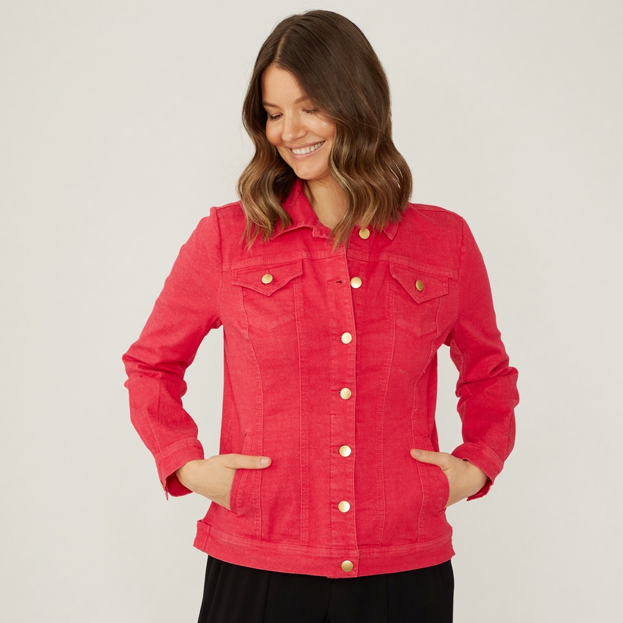 Image 406225_ALTMORE2.jpg, Product 406-225 / Price $44.33, Nina Leonard Stretch Denim Jacket from Nina Leonard on TSC.ca's Fashion department