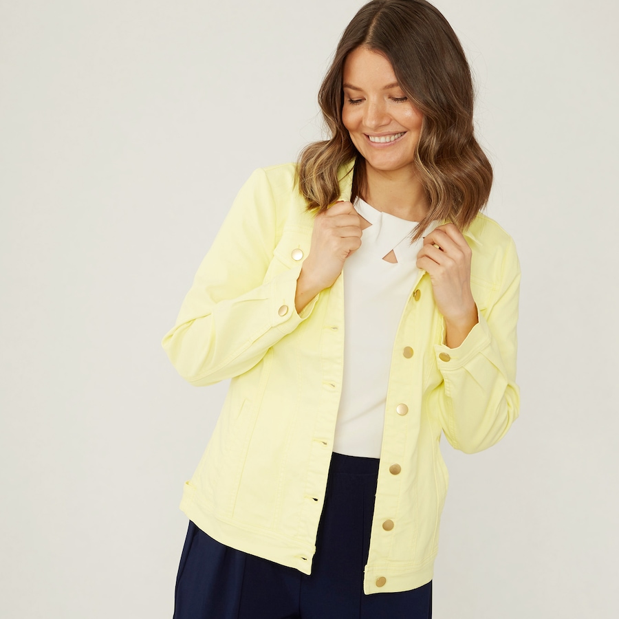 Image 406225_ALTMORE3.jpg, Product 406-225 / Price $44.33, Nina Leonard Stretch Denim Jacket from Nina Leonard on TSC.ca's Fashion department