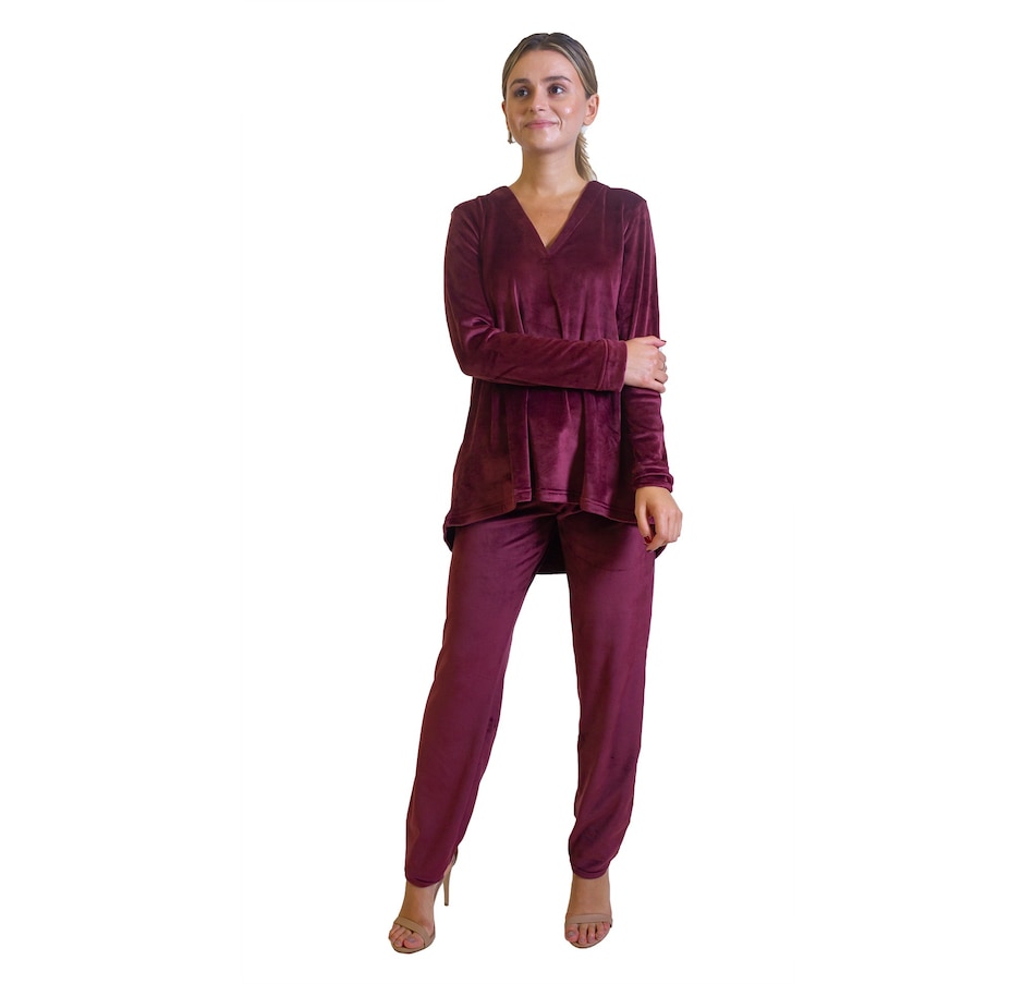 Image 406309_PRT.jpg, Product 406-309 / Price $39.88, N Natori Velour Top from N Natori on TSC.ca's Fashion department