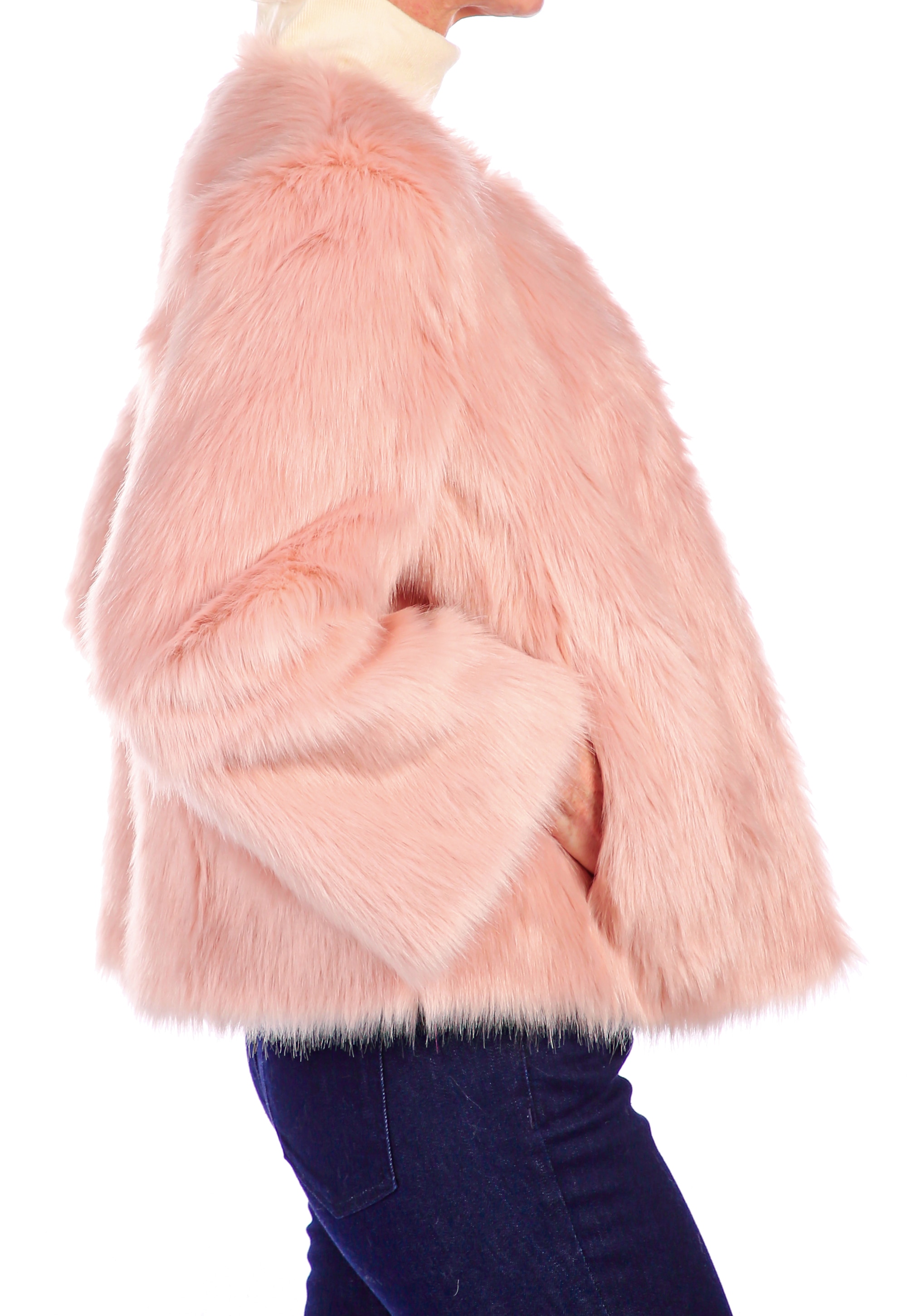 【THINK FUR】Popcorn Fur Raglan Jacket IRO SPRING SUMMER 25 COLLECTION | SHEARLING JACKET