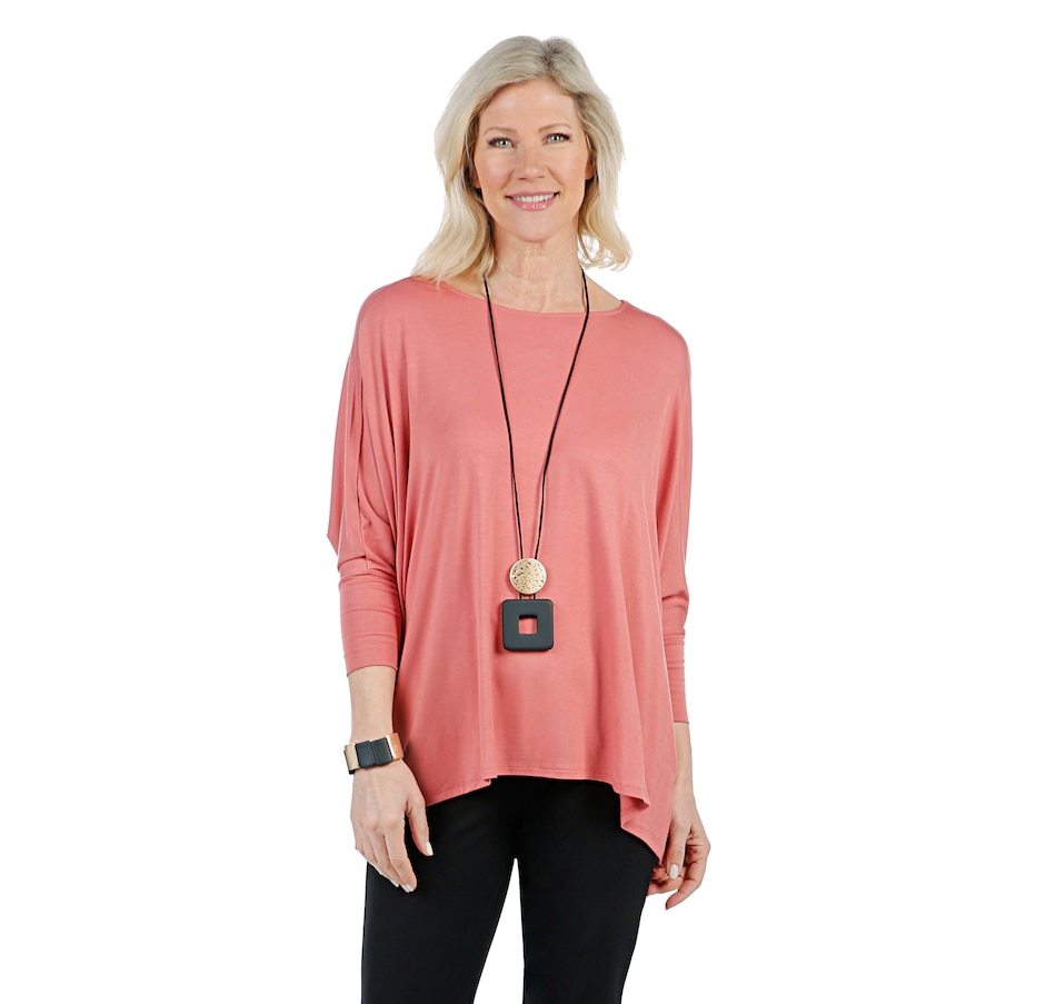 Image 407020_CYROS.jpg, Product 407-020 / Price $19.33, WynneLayers Scoop Neck Drape Top from Wynnelayers on TSC.ca's Clothing & Shoes department