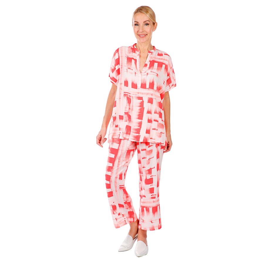 Image 407040_CRWT.jpg , Product 407-040 / Price $54.33 , N Natori Paint Stroke PJ Set from N Natori on TSC.ca's Fashion department