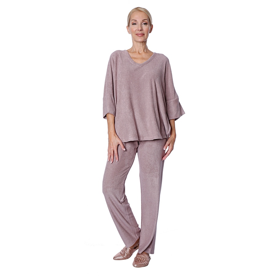 Image 407046_GREVT.jpg, Product 407-046 / Price $24.33, N Natori Terry Lounge Top from N Natori on TSC.ca's Fashion department