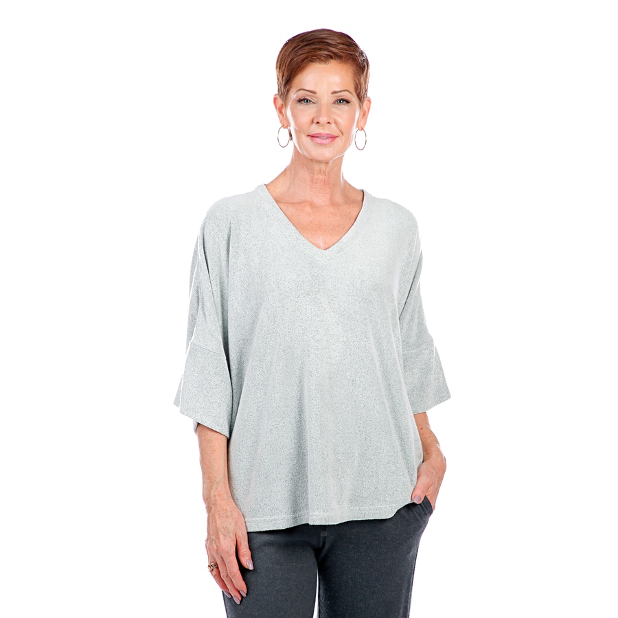 Image 407046_HGY.jpg, Product 407-046 / Price $24.33, N Natori Terry Lounge Top from N Natori on TSC.ca's Fashion department