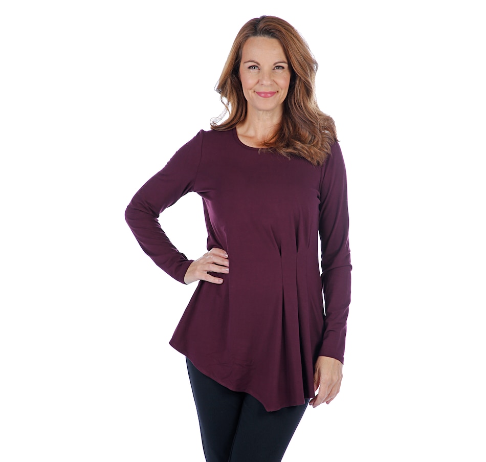 Image 407195_WIN.jpg , Product 407-195 / Price $39.88 , Mr. Max Brazil Knit Tunic with Pleat Detail from Mr. Max on TSC.ca's Fashion department