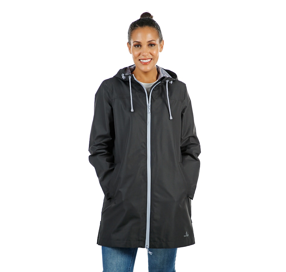 Image 407296_BLK.jpg , Product 407-296 / Price $139.90 , Nuage Fabie Long Raincoat from Nuage on TSC.ca's Fashion department