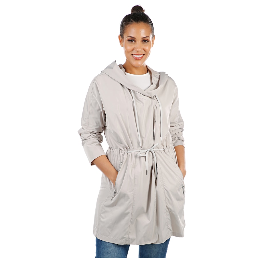 Image 407300_CRM.jpg , Product 407-300 / Price $69.33 , Nuage Lisa Packable Travel Coat with Hood from Nuage on TSC.ca's Fashion department