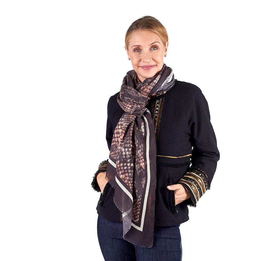Image 407465_SNAP.jpg, Product 407-465 / Price $34.33, Vanessa Williams Printed Scarf with Foil Print from Vanessa Williams on TSC.ca's Fashion department
