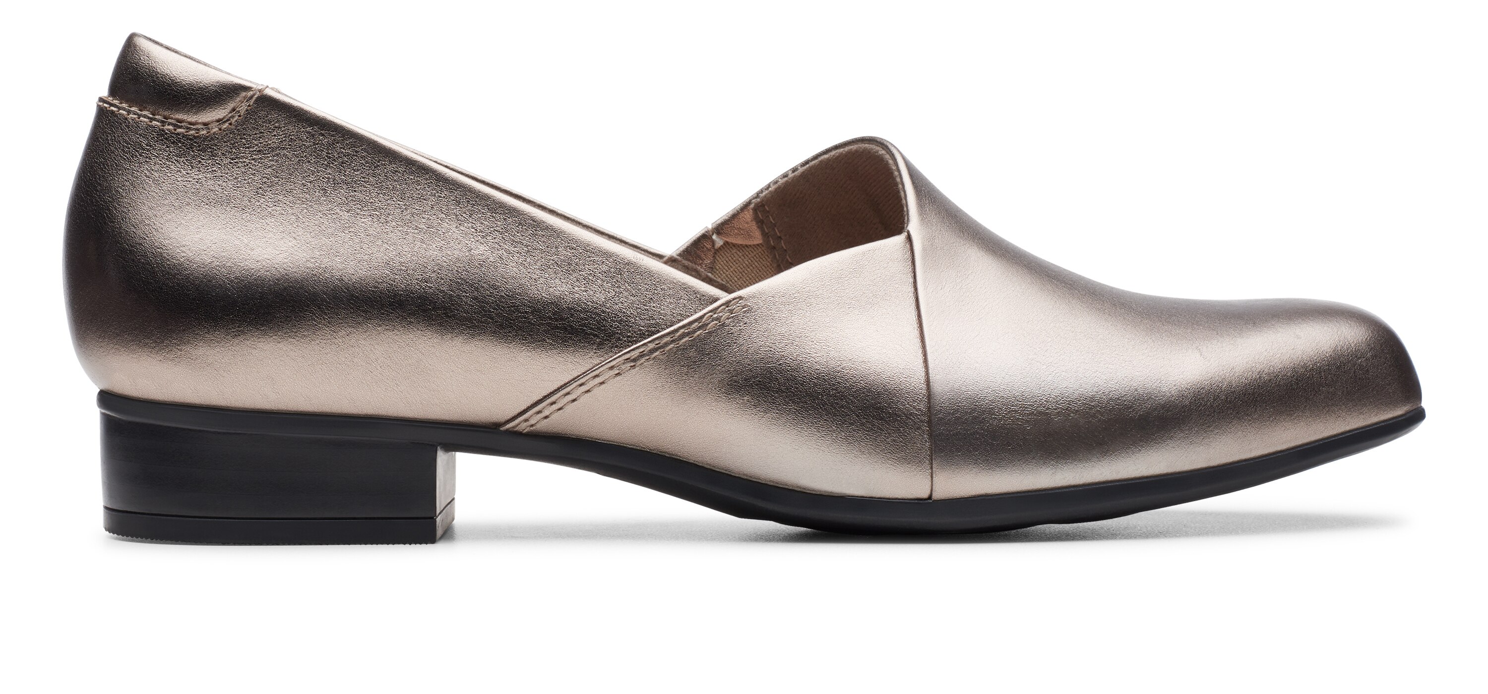 clarks silver dress shoes