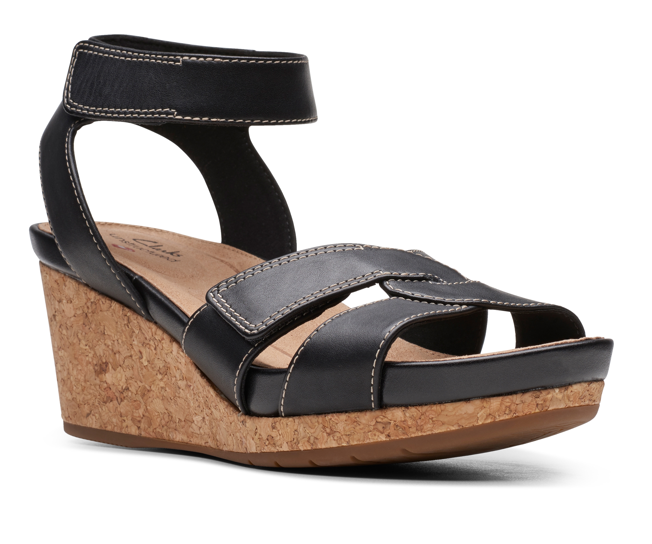 clarks wedge sandals