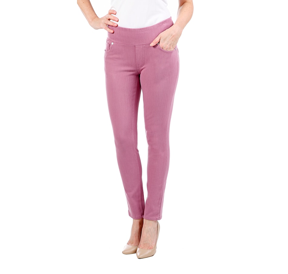 Image 407956_PUR.jpg , Product 407-956 / Price $49.99 , Diane Gilman Knit Twill Denim Jean from DG2 by Diane Gilman on TSC.ca's Fashion department