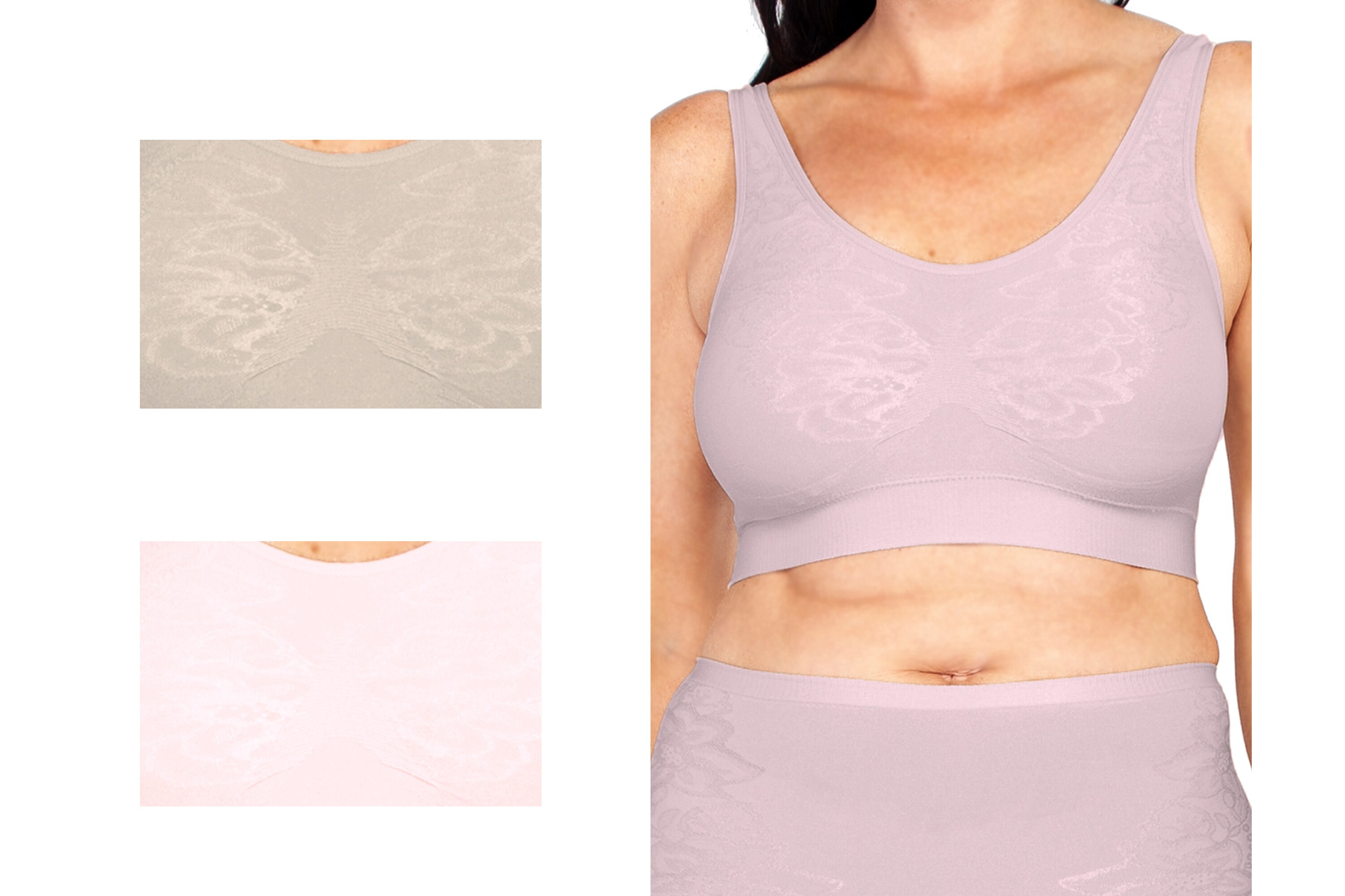 yoke seamless bra