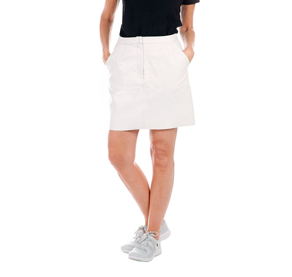 Image 408114_WHT.jpg , Product 408-114 / Price $109.88 , Hilary MacMillan Snakeskin Mini Skirt from Hilary MacMillan on TSC.ca's Fashion department