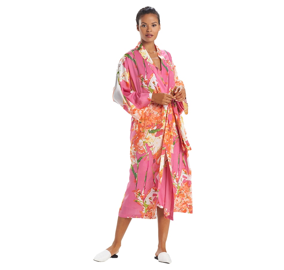 Image 408510_FUS.jpg , Product 408-510 / Price $79.99 , N Natori Silky Satin Robe from N Natori Fashion on TSC.ca's Fashion department
