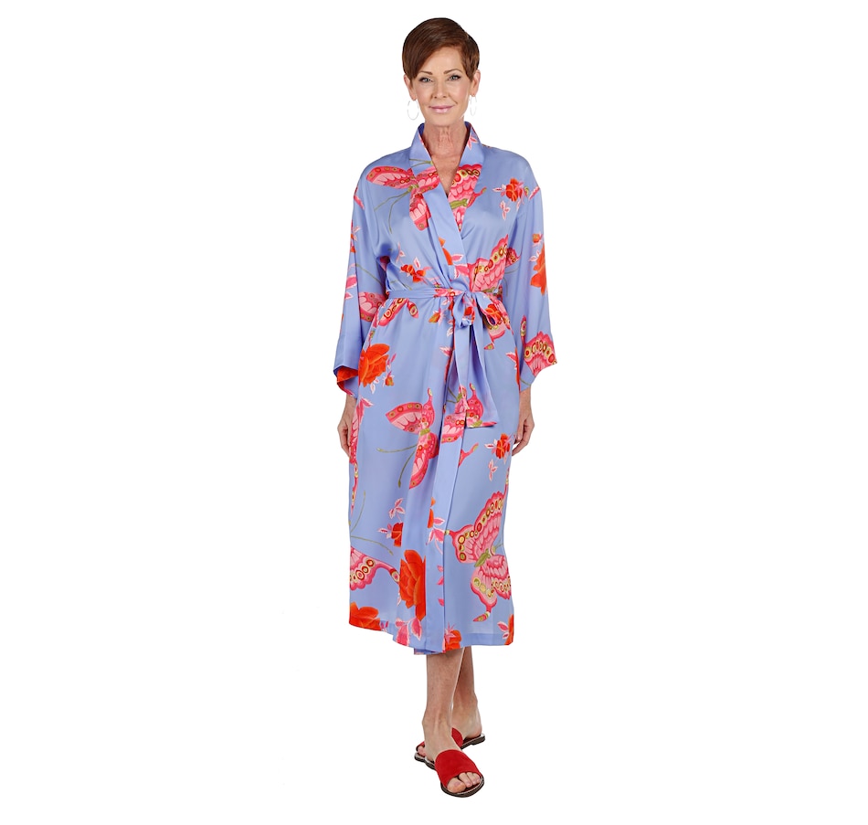 Image 408510_VIORG.jpg , Product 408-510 / Price $59.88 , N Natori Silky Satin Robe from N Natori Fashion on TSC.ca's Fashion department
