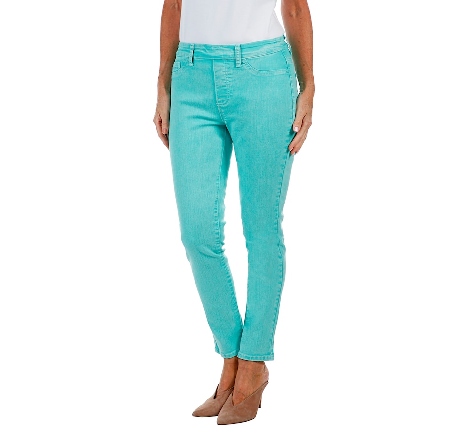 Image 408622_AQA.jpg , Product 408-622 / Price $79.90 , DG2 By Diane Gilman Sorbet Denim Skinny from DG2 by Diane Gilman on TSC.ca's Fashion department