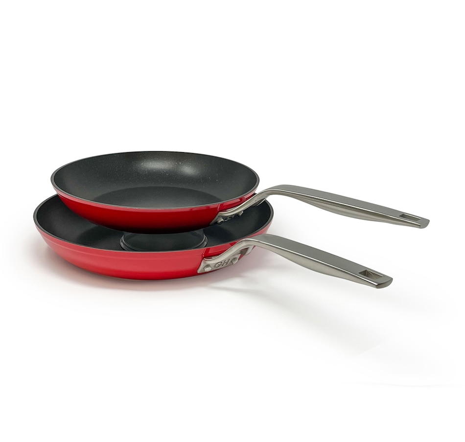 Image 408661_CHL.jpg, Product 408-661 / Price $28.88, Good Housekeeping Forged Aluminum 10" & 12" Fry Pan Set from Good Housekeeping on TSC.ca's Kitchen department