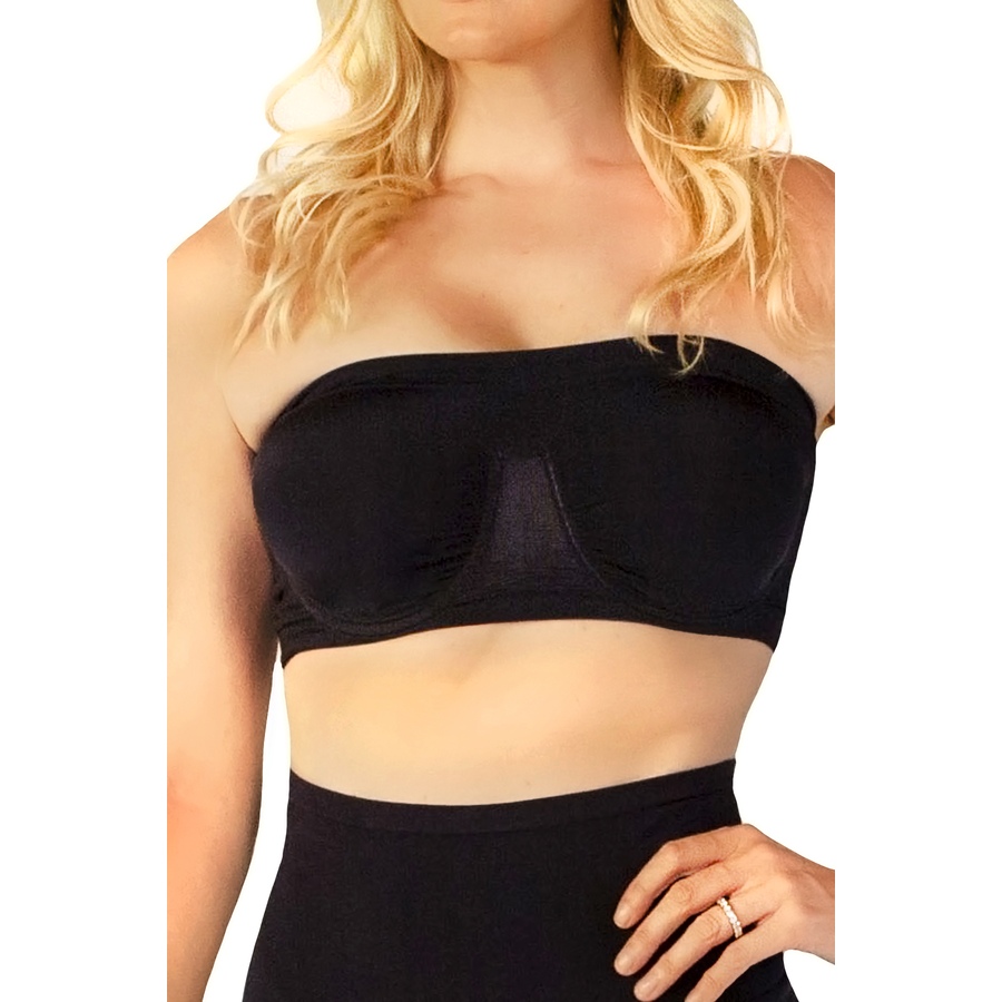 Image 408712_ALTMORE1.jpg, Product 408-712 / Price $64.99, Rhonda Shear 2-Pack Seamless Underwire Bandeau with Removable Pads from Rhonda Shear Shapewear on TSC.ca's Fashion department