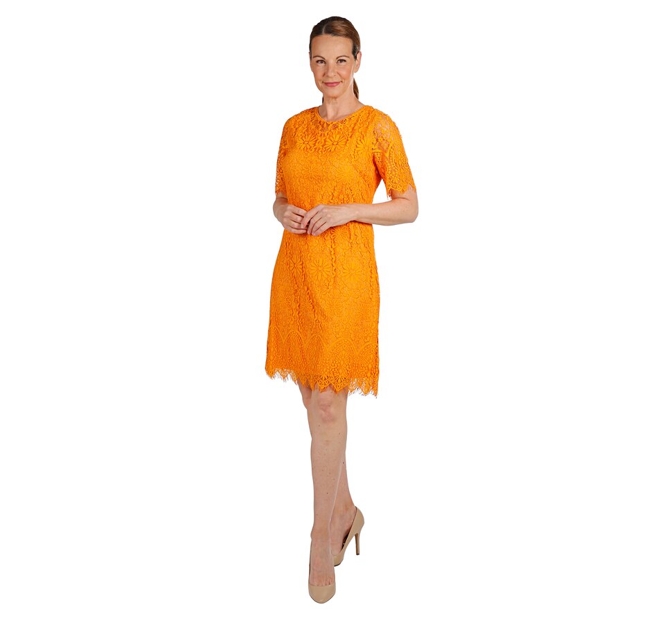 Image 408739_TNGLO.jpg , Product 408-739 / Price $44.33 , Isaac Mizrahi Live! Lace Swing Dress from Isaac Mizrahi Live! on TSC.ca's Fashion department