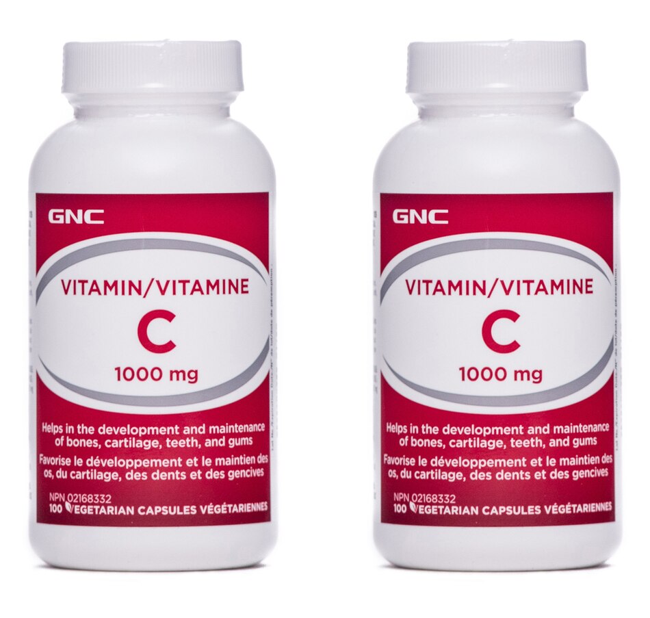 Image 408935.jpg, Product 408-935 / Price $32.49, GNC Vitamin C 1,000mg Twin Pack - 200-Day Auto Delivery from GNC on TSC.ca's department