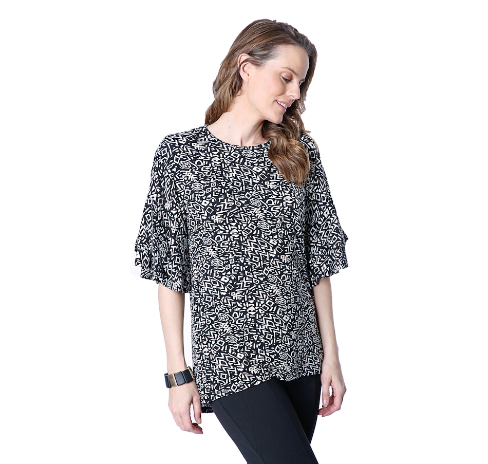 Clothing & Shoes - Tops - Shirts & Blouses - Guillaume Soft Jersey High ...