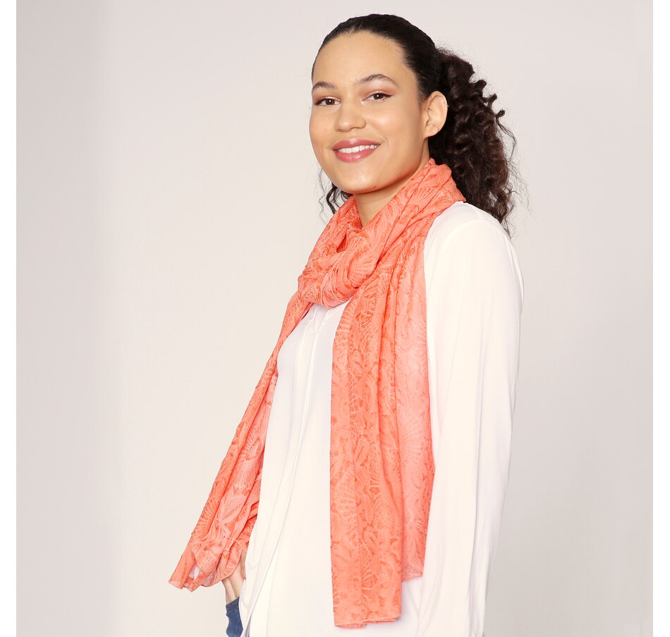 Image 409052_WAWMN.jpg, Product 409-052 / Price $14.33, Guillaume Crinkled Chiffon Scarf from Guillaume on TSC.ca's Fashion department