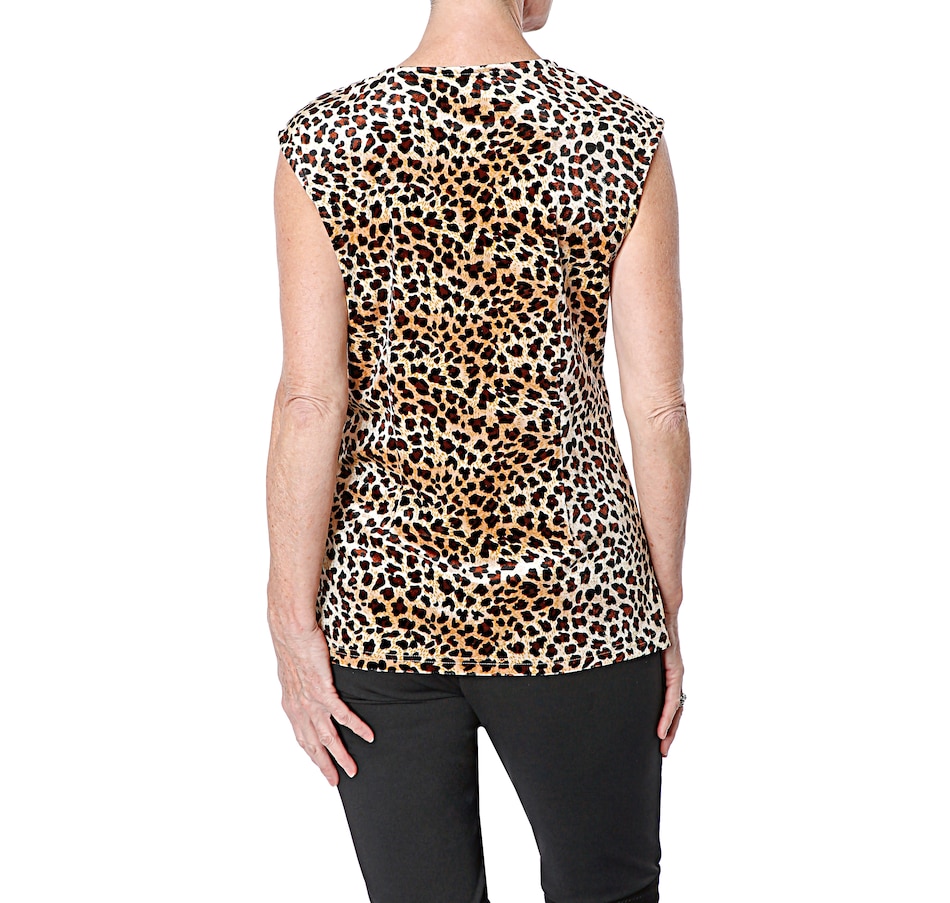 Image 409225_ALTMORE2.jpg, Product 409-225 / Price $24.33, Guillaume Solid Stretch Velvet Shell from Guillaume on TSC.ca's Fashion department