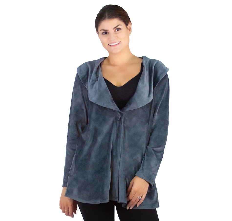 Image 409419_DGR.jpg , Product 409-419 / Price $64.99 , Rhonda Shear Fleece Wrap Cardigan from Rhonda Shear Shapewear on TSC.ca's Fashion department