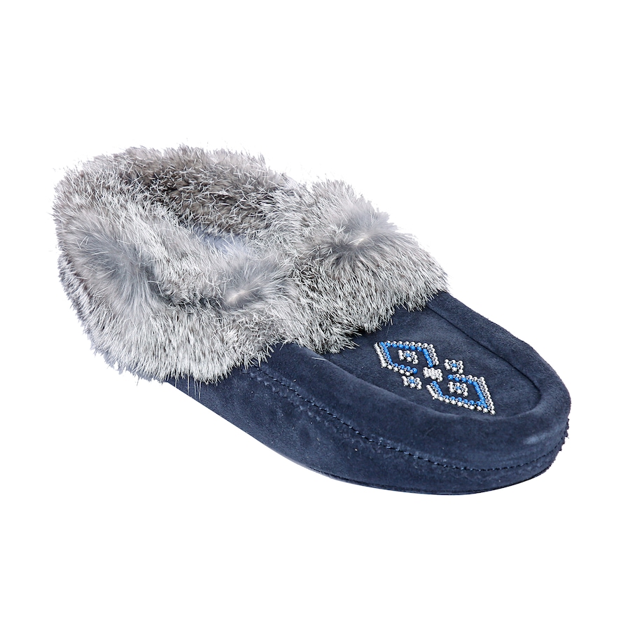 Image 409439_NVY.jpg, Product 409-439 / Price $19.33, Manitobah Mukluks Anne Bell Fur Slipper from Manitobah on TSC.ca's Shoes department