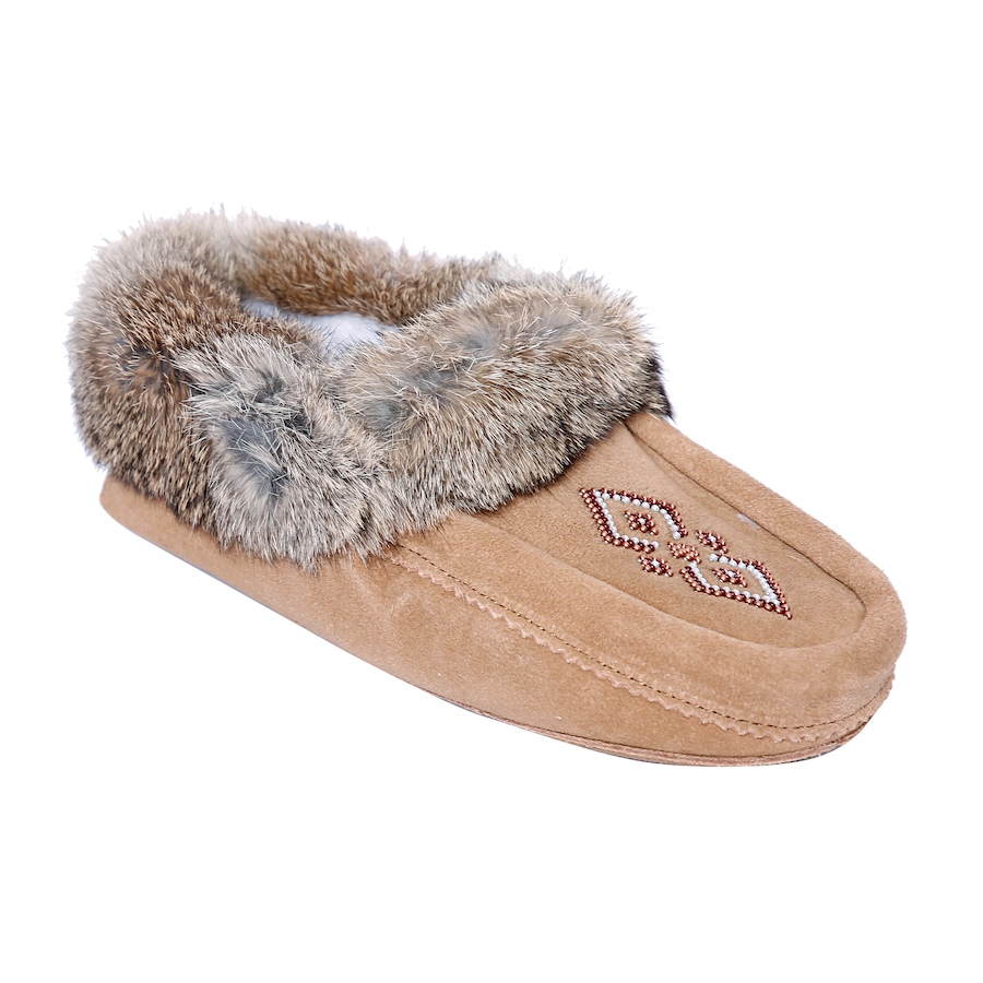 Image 409439_OAK.jpg, Product 409-439 / Price $19.33, Manitobah Mukluks Anne Bell Fur Slipper from Manitobah on TSC.ca's Shoes department