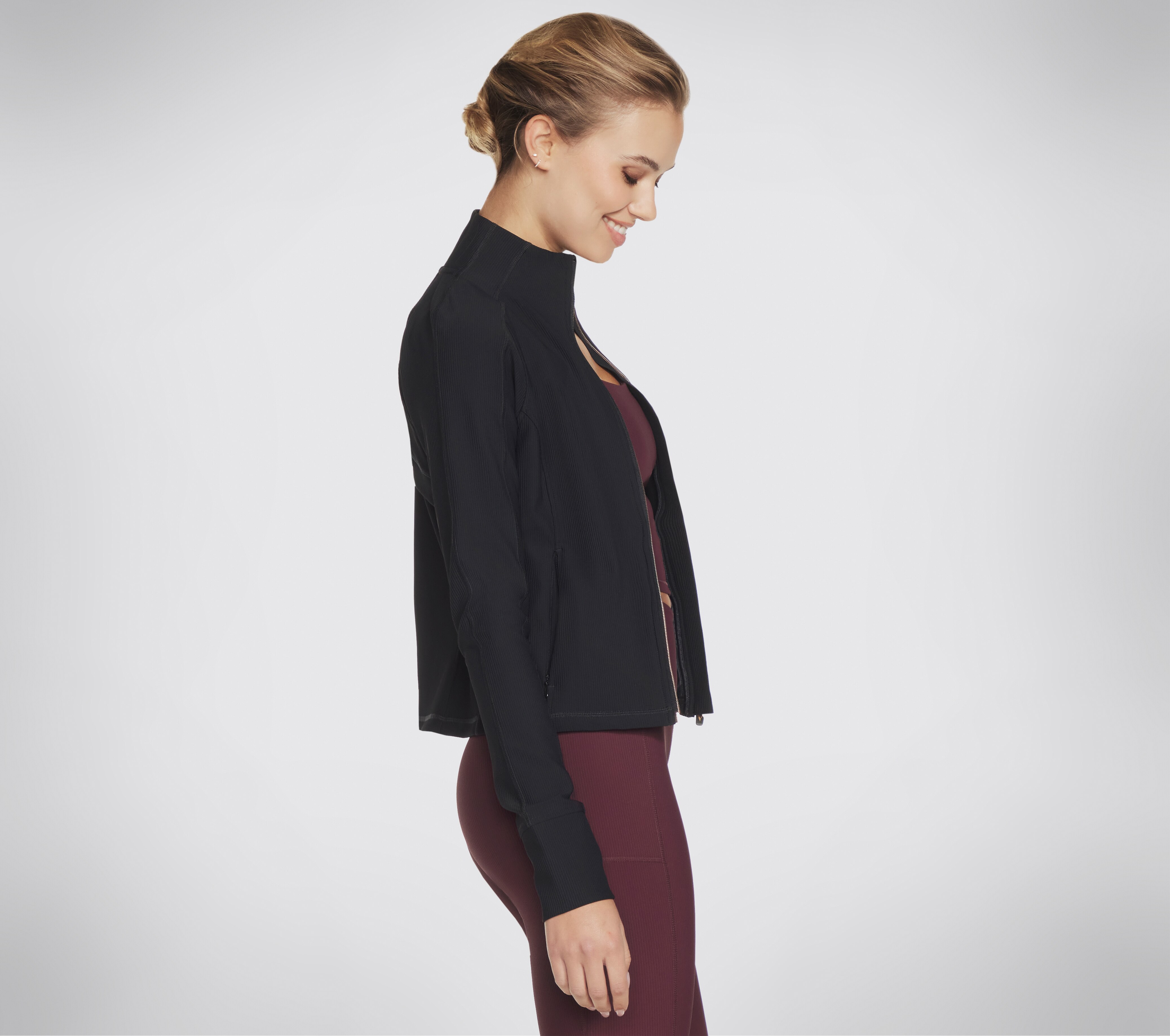 スケッチャーズ SKECHERS Goflex Rib Jacket レディース Sweaters Fig 楽天市場】スケッチャーズ ジャケット レディース 【 SKECHERS